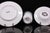 Jewelled Miniature Porcelain Cup, Saucer and Plate by Ken Russell, 1980s, Set of 3 For Sale - Image 4 of 8