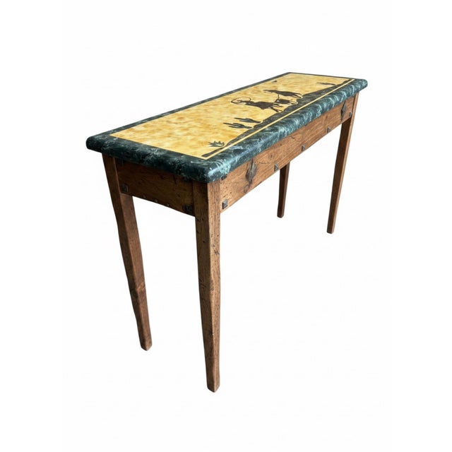 Vintage Molesworth Style Western 3-Piece Coffee & Accent Table Set For Sale - Image 12 of 12