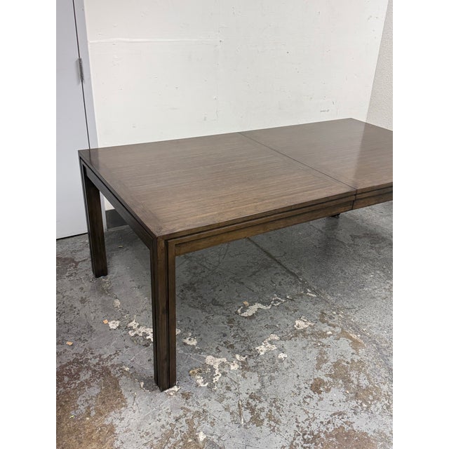 Crate & Barrel Maria Yee BambooTimbre Extension Dining Table For Sale - Image 10 of 12
