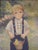 Gold Framed Print of Boy W. Basket - Signed For Sale - Image 4 of 12