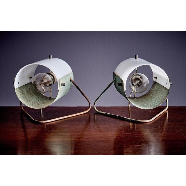 1950s Vintage Italian Table Lamps from Stilux Milano, 1950s, Set of 2 For Sale - Image 5 of 13