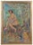 1960s Sirio Pellegrini, Nude under the Tree, Mixed Media, 1960s For Sale - Image 5 of 5