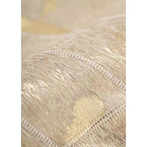 Gold Leather Paired With Down Craftsmanship, 19-Inch Single Layer For Sale - Image 4 of 6