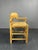 Postmodern Brutalist Dutch Oak Corner Chair with Rush Seat, 1970s For Sale - Image 4 of 18