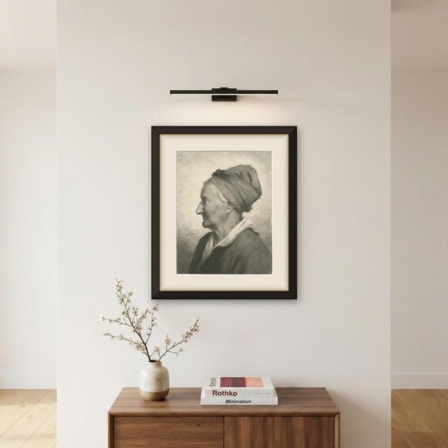 Joel Ballin, Bust of a 75-Year-Woman, 1850, Etching For Sale - Image 9 of 12