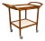 Brazilian Mid-Century Modern Bar Cart in Caviúna Wood, Brazil, 1960s For Sale