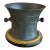 Vintage Gucci Pewter Desk Pen Holder With Leather Base For Sale