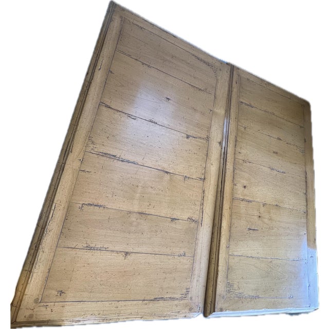 Guy Chaddock Melrose Collection French Country Plank-Top Dining Table W/ 2 Leaves For Sale - Image 10 of 11