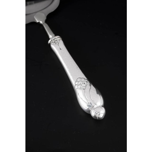 Cheese Slicer in Silver and Stainless Steel by Evald Nielsen, 1920s For Sale - Image 3 of 6