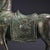 Metal Bronze Horse Figure - Archaic Style Statue With Saddle For Sale - Image 7 of 10