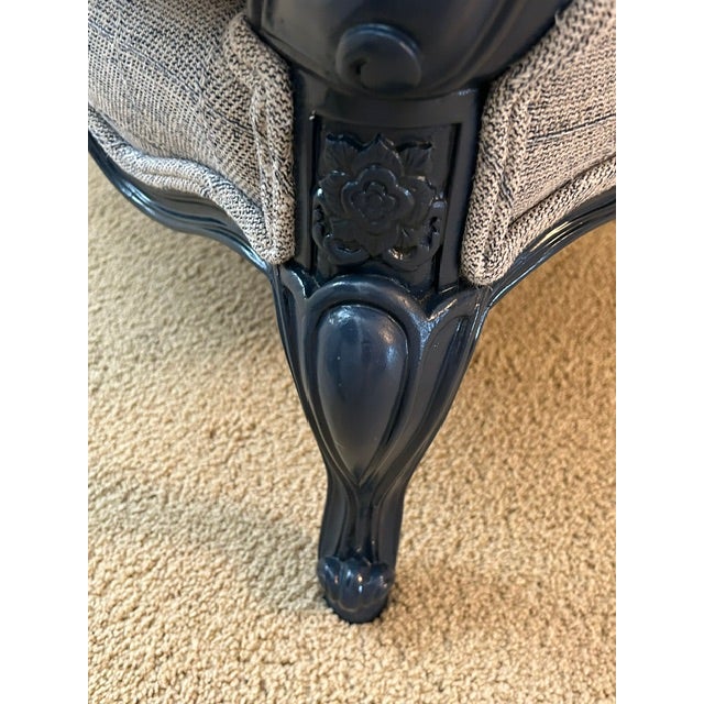 Vintage Louis XV Bergere Chair For Sale In Greensboro - Image 6 of 10