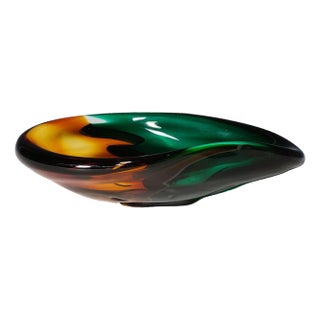 Vintage Murano Glass Bowl by Salviati & C., 1960s For Sale