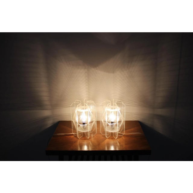 Plastic Table Lamps, 1960s, Set of 2 For Sale - Image 9 of 11