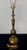Metal Mid 20th Century Brass Asian Chinoiserie Style Table Lamp For Sale - Image 7 of 8