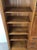 1930s Antique Oak Side by Side With Drop Front Writing Desk and Adjustable Shelves For Sale - Image 5 of 18