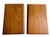 Chestnut Vintage Hand-Carved Teak Wood Trays, a Pair For Sale - Image 8 of 8