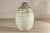 Late 20th Century Large Artisan Cream Glazed Ceramic Vase with Brown Striated Bands For Sale - Image 5 of 17