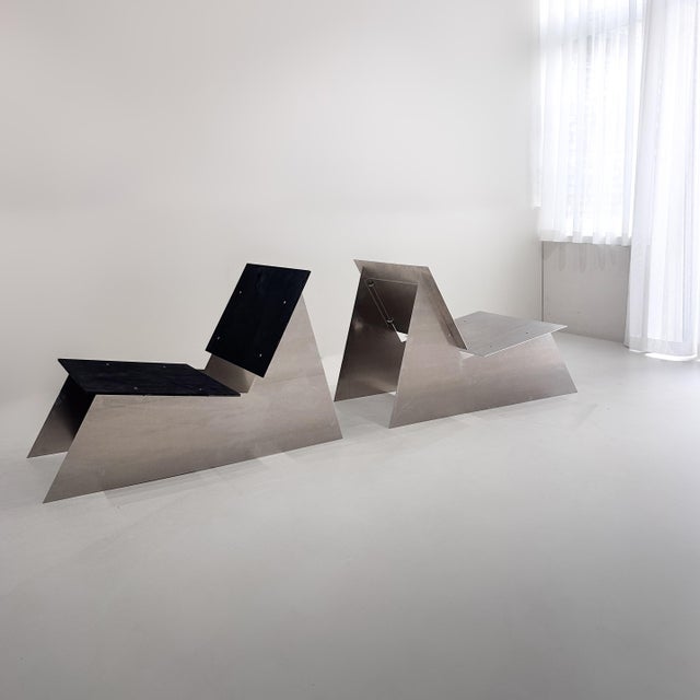Wood Aluminium Lounge Chair by Case Studios For Sale - Image 7 of 11