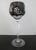 Traditional Bohemian Cobalt Blue & Red Grape Cut Crystal 8 1/2" Hock Wine Glass Pair For Sale - Image 3 of 15