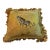 Fortuny Silk Pillow With Embroidered Tiger For Sale