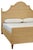 Matthew Izzo Home Chamberlain King Arched Headboard, Side Rails, and Footboard in Rattan With Wood Feet For Sale In New York - Image 6 of 8