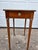 Late 19th Century French 19th Century Louis XVI Mahogany Leather Top Side Table For Sale - Image 5 of 12