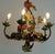 Italian Metal Grapes and Leaves Five-Light Chandelier, 1950s For Sale - Image 10 of 14