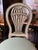 Wood Vintage Louis XVI Montgolfier Painted Chair For Sale - Image 7 of 8