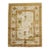 Vintage Inspired Angora Wool Ivory Oushak Rug For Sale