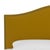 Full Camelback Bed in Monaco Citronella with Silver Nails For Sale - Image 4 of 6