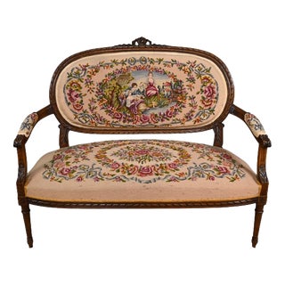 Louis XVI Stained Beechwood Sofa, 1920 For Sale