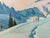 Adalbert Von Wex, Skiers in Garmisch, Early 20th Century, Oil on Canvas For Sale - Image 7 of 14