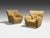 Mid-Century Modern Finnish Modern, Organic Lounge Chairs, Shearling, Wood, Finland, 1940s For Sale - Image 3 of 11