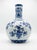 Pair of Vintage Blue & White Porcelain Globular Vases Chinoiserie Pomegranate & Floral Bott For Sale In West Palm - Image 6 of 12