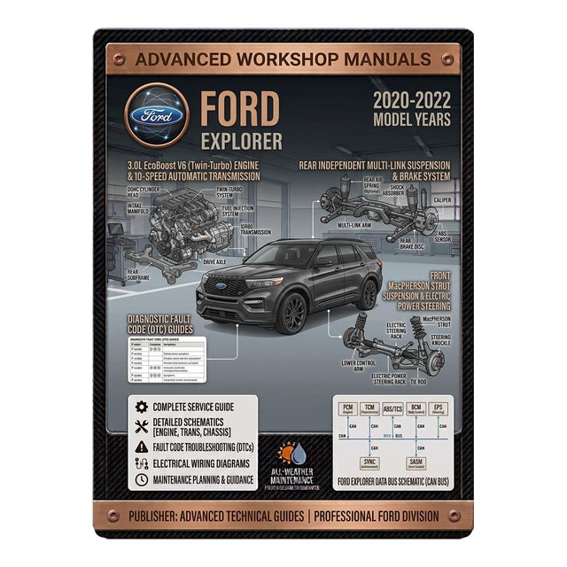 Ford Escape 2019-2022, Car Repair Manual, Workshop Guide Book For Sale
