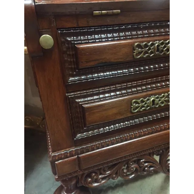 19th Century Portuguese Slant Front Writing Desk For Sale - Image 9 of 13