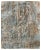 Wood Bridgewater Handloom Bamboo Silk Blue/Brown Multi Rug - 10'x14' For Sale - Image 7 of 7