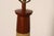 Vintage Gordon and Jane Martz Ochre Stoneware and Walnut Table Lamp With Finial For Sale - Image 10 of 14