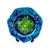 This beautiful heptagon plate features an intricate floral pattern with shades of blue and green. Made with high-quality...