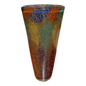 Mid Century Modern Murano Italian Art Glass Vase
