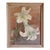 Original Mid Century Still Life Painting With Lillies / Organic Modern For Sale