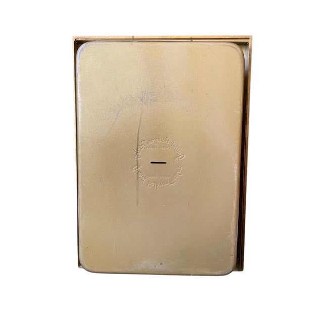 Mid 20th Century Vintage General Bathroom Prds. Corp. Ornate Gilded Gold Frame Medecine Cabinet For Sale - Image 5 of 9
