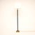 Black Antique Neoclassical Brass and Enamelled Tole Floor Lamp, 1930 For Sale - Image 8 of 8