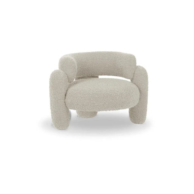 Not Yet Made - Made To Order Embrace Cormo Chalk Armchair by Royal Stranger For Sale - Image 5 of 10