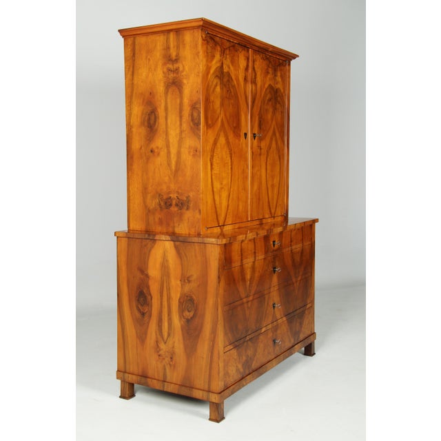 Biedermeier Writing Cabinet, 1830s For Sale - Image 4 of 18