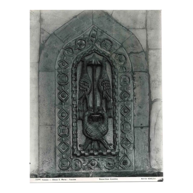 Osvaldo Böhm, Church of St. Marco, Vintage B/W Photo, Early 20th Century For Sale