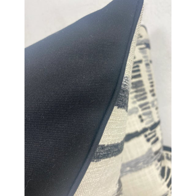 Abstract Modern Plush Chenille Pillows/A Pair. For Sale - Image 3 of 8