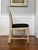 1980s 1980s McGuire Rattan Target Back Chairs with Thibaut Greek Key Upholstery, Set of 4. For Sale - Image 5 of 8