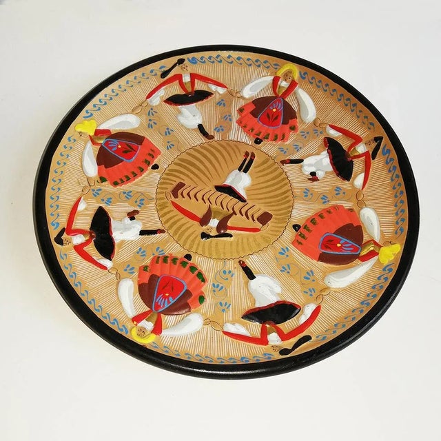 Vintage Plate by Lorenzo Loi For Sale - Image 6 of 6