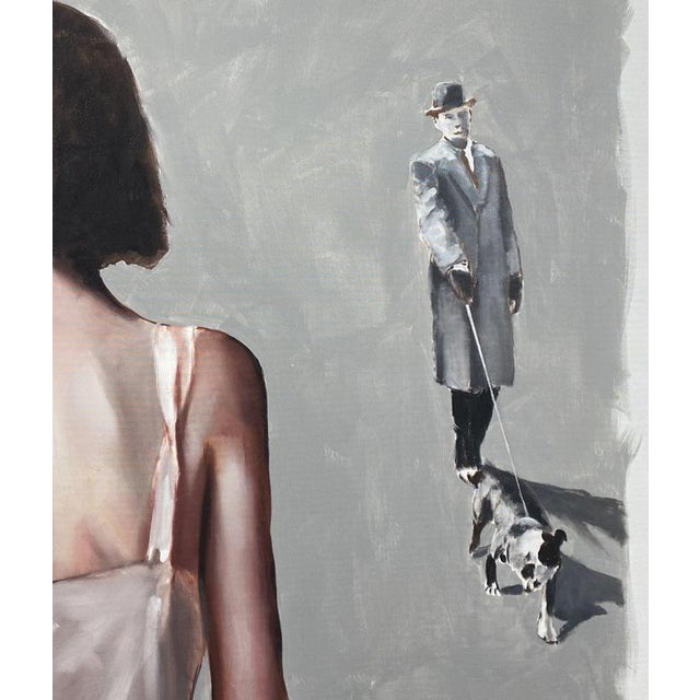 Kaspars Perskis, Remains of the day, oil on canvas, size: 100 x 90 cm, year of 2023